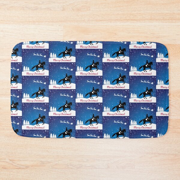 Item preview, Christmas Horse Dressage Winter designed and sold by Patricia Barmatz.