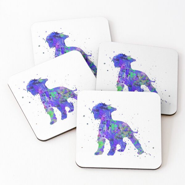 Aperçu de l'œuvre Schnauzer miniature, aquarelle Schnauzer miniature créée et vendue par Rosaliartbook.