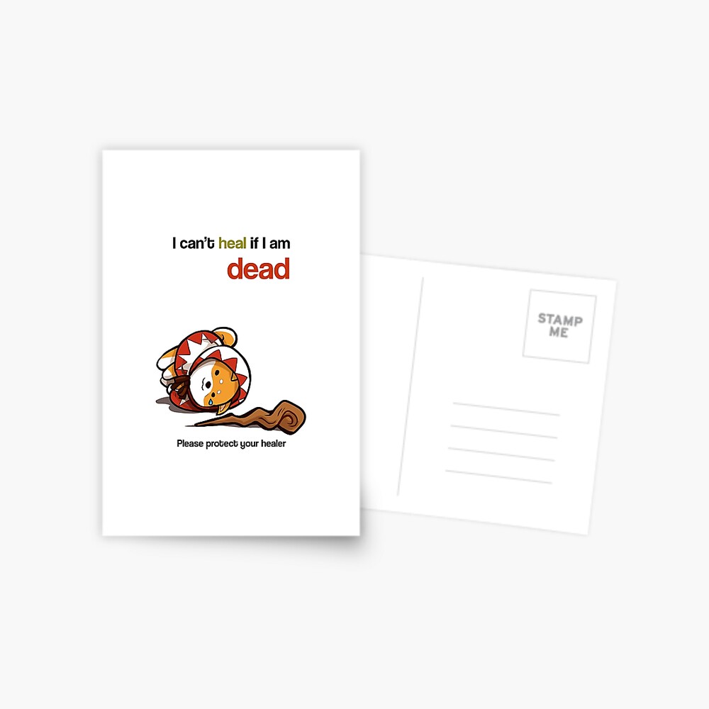 Protect your Healer Postcard