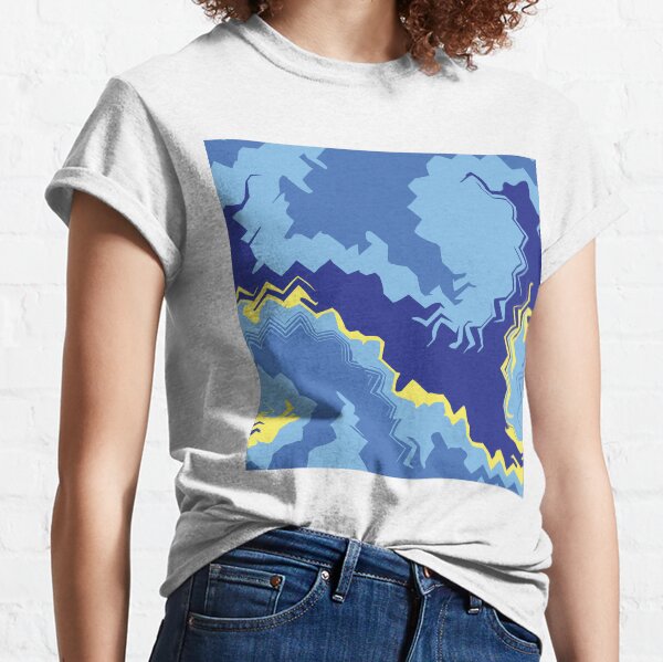 cyan t shirt