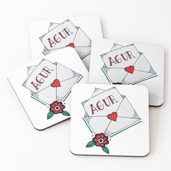Item preview, Agur envelope letter tattoo designed and sold by emeteneme.