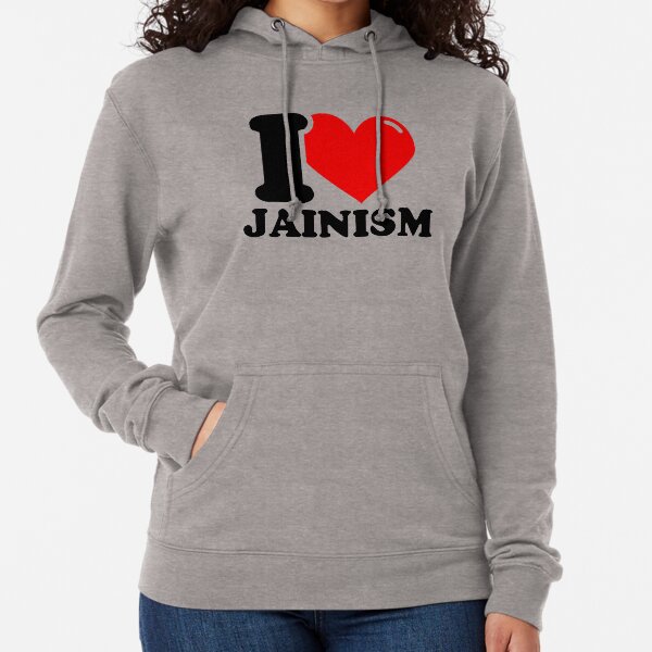I Love Jainism Lightweight Hoodie