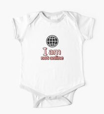 Internet memes - Not online Short Sleeve Baby One-Piece