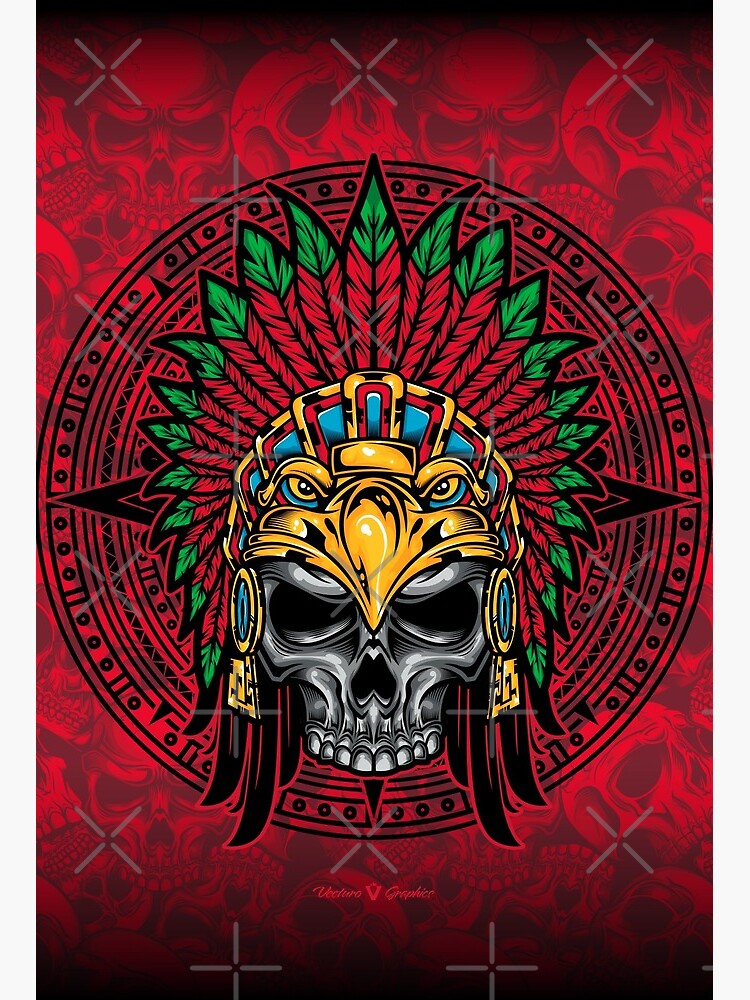 Lámina rígida «Caballero águila azteca» de designachieve | Redbubble