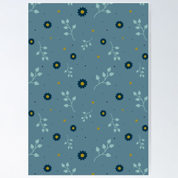 Item preview, Blue Floral designed and sold by Stonelight.