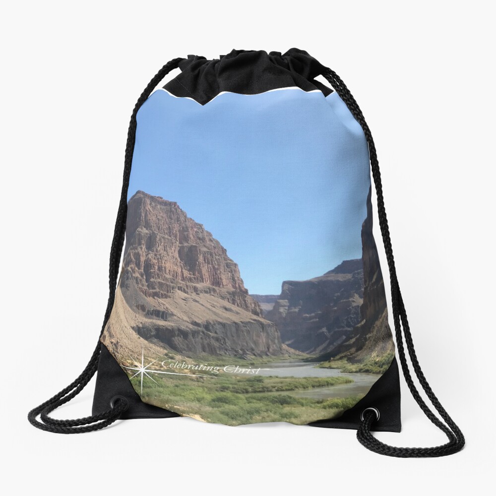Grand Canyon Colorado River Scene - From ccnow.info Drawstring Bag