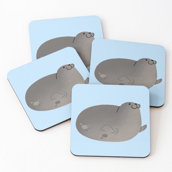 Item preview, Cute Mochi Seal - Round mochi up! designed and sold by KTJoh.