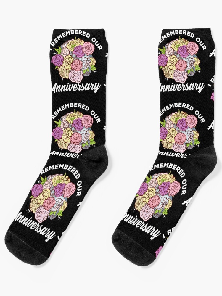 wedding anniversary socks