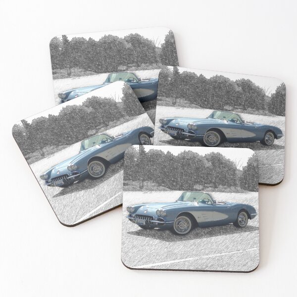 Item preview, Classic Vintage Corvette Convertible designed and sold by Goldmedaldesign.