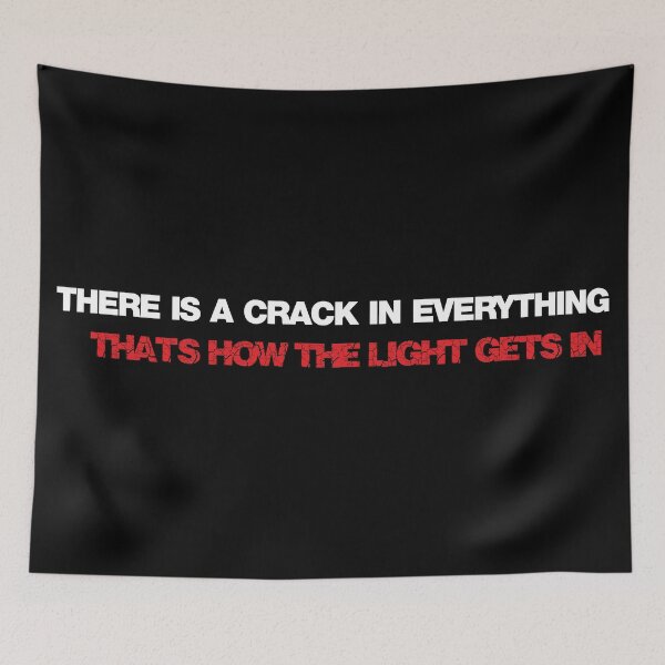 Item preview,  There is a crack in everything That’s how the light gets in. Leonard Cohen designed and sold by goatboyjr.
