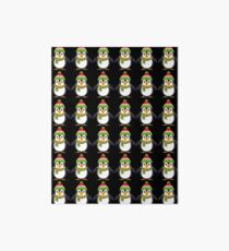 OMG Santa Coming Art Board Print