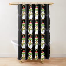 OMG Santa Coming Shower Curtain