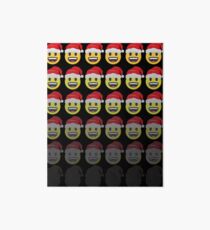 OMG Santa Coming Art Board Print