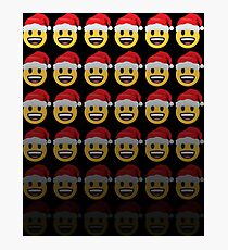 OMG Santa Coming Photographic Print