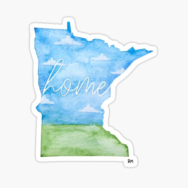 Minnesota Home State Sticker
