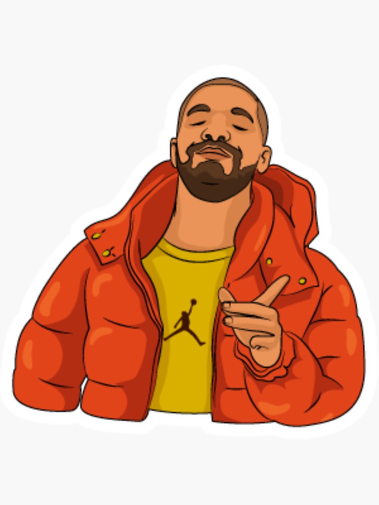 drake-meme-sticker-for-sale-by-oskarlarsen-redbubble