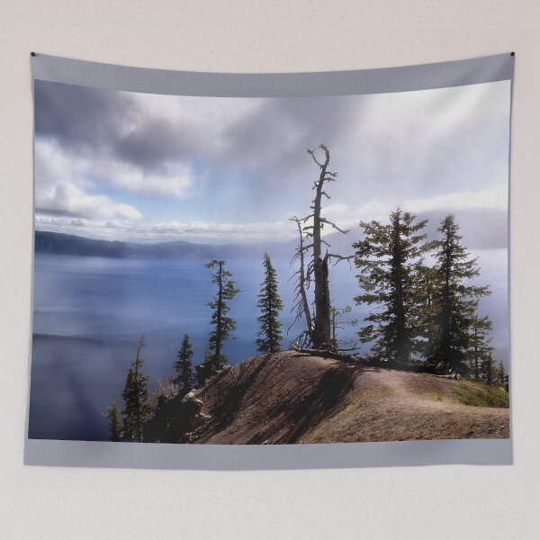 Item preview, Trees on the Rim - Crater Lake National Park designed and sold by Kathy Weaver.