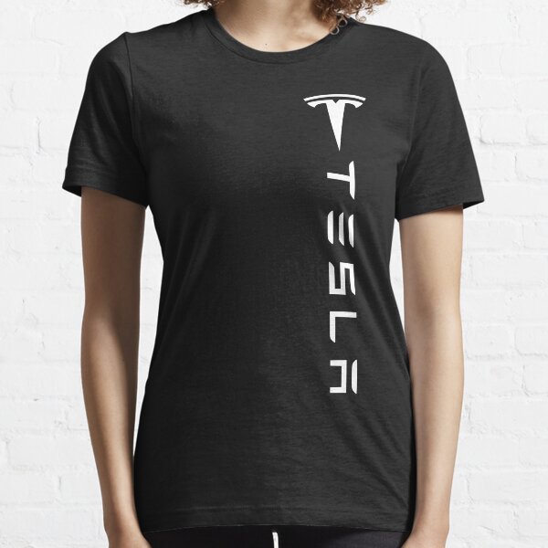 Tesla vertical logo shirt Essential T-Shirt