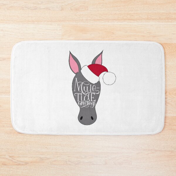 Item preview, Mule-Tide Greetings, Funny Christmas Mule Pun designed and sold by Gsallicat.