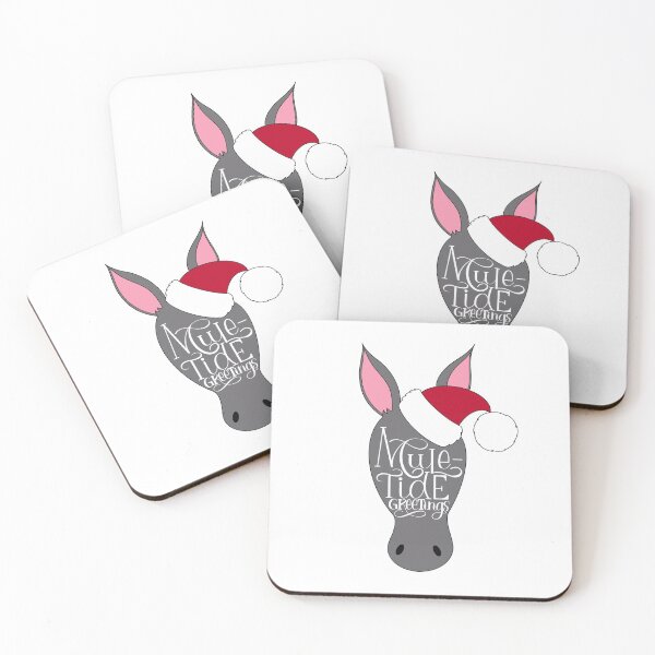 Item preview, Mule-Tide Greetings, Funny Christmas Mule Pun designed and sold by Gsallicat.