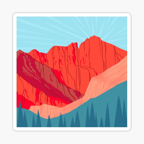 Long's Peak Sticker