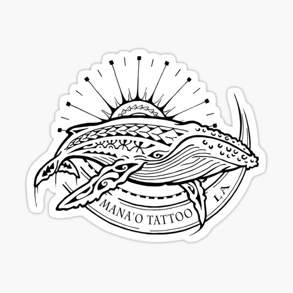 Polynesian Humpback whale Sticker