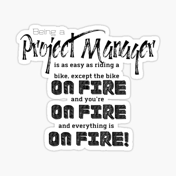 Sticker Projektmanagement Redbubble