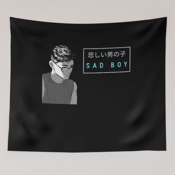Item preview, sad boy designed and sold by GrasslandDesign.