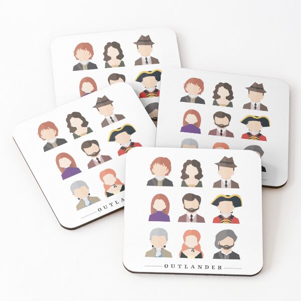Item preview, Outlander Characters Icons Illustration 2 designed and sold by MariOyama.