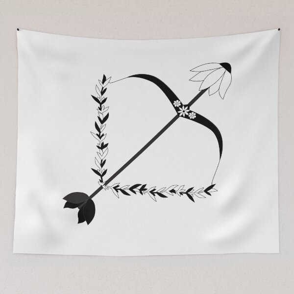 Item preview, Flower Bow & Arrow designed and sold by Danielle Fay.