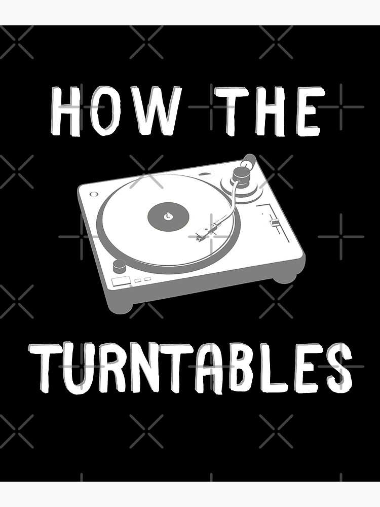 "how the turntables perfect for the office" Photographic Print by