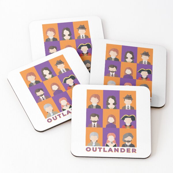 Item preview, Outlander Characters Icons Illustration designed and sold by MariOyama.