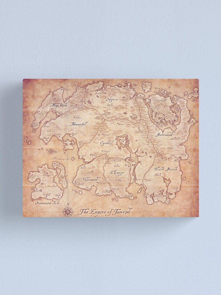 Alternate view of Tamriel Canvas Print