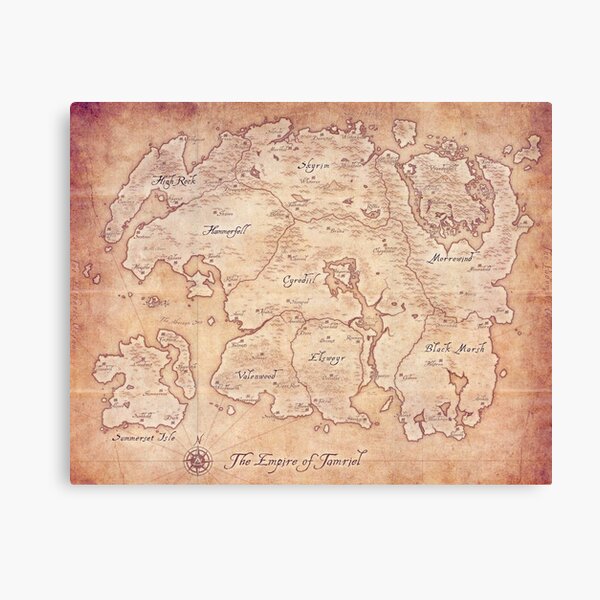 Tamriel Canvas Print