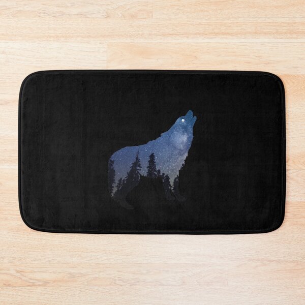 Item preview, galaxy wolf moon eye designed and sold by GrasslandDesign.