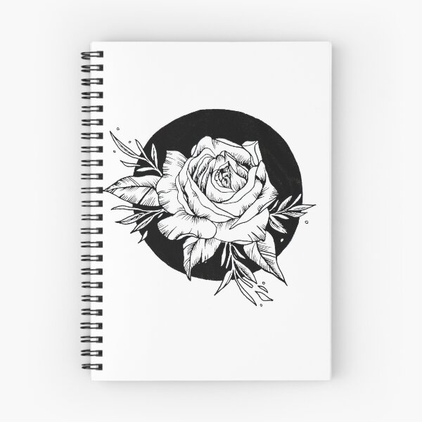Item preview, Simple Blackwork Rose  designed and sold by ncbennett.