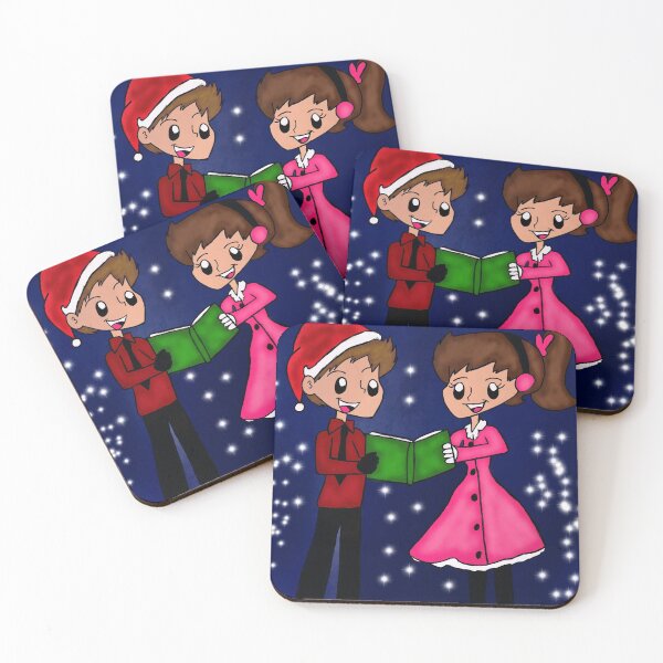 Item preview, Caroling in the Snow  designed and sold by Miss Stephanie’s Art Creations.