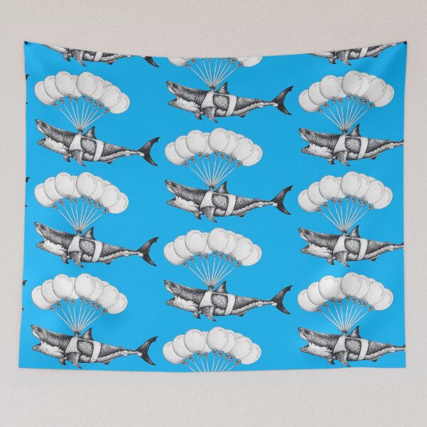 Item preview, The Shark and the Balloons designed and sold by Flower Magic .