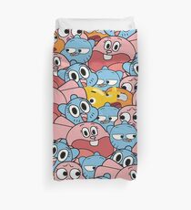 The Amazing World Of Gumball Wattersons Pattern Duvet Cover