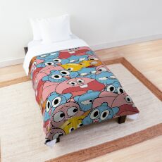 The Amazing World Of Gumball Wattersons Pattern Comforter