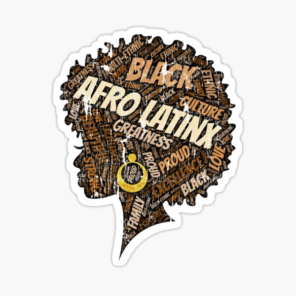 Item preview, Afro-Latinx Afro designed and sold by blackartmatters.