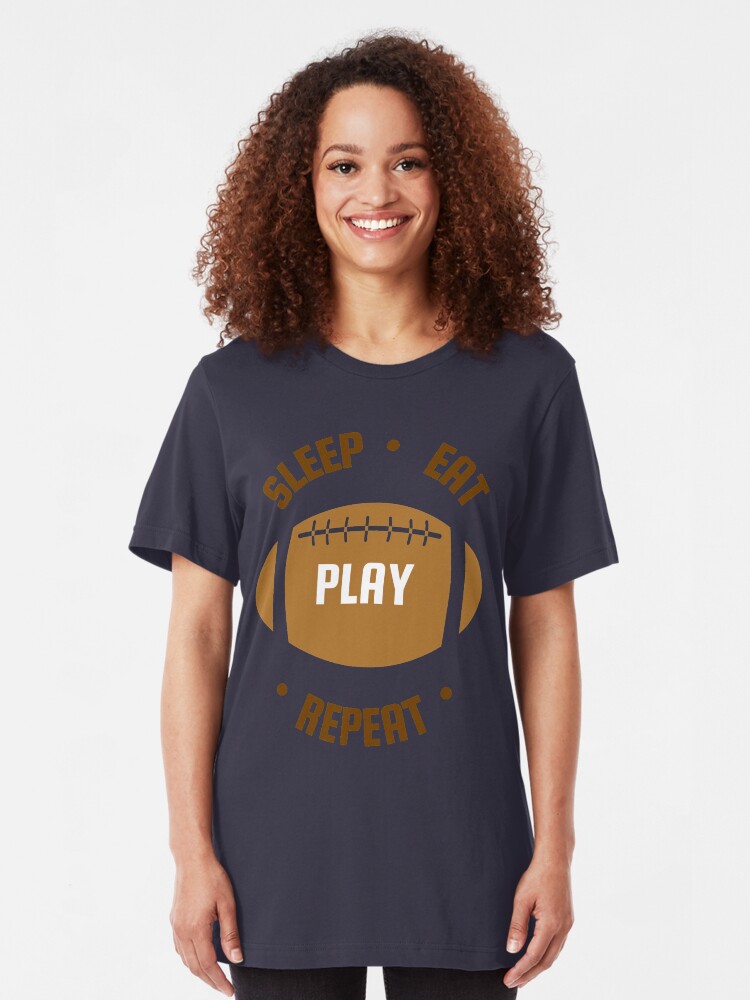 Alternate view of Sleep Eat Play Repeat Slim Fit T-Shirt