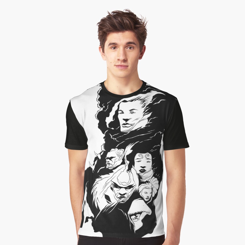 Of Angels and Faces In The Mist Graphic T-Shirt