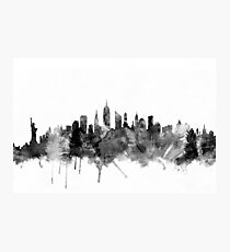 Lámina fotográfica Skyline de la ciudad de Nueva York