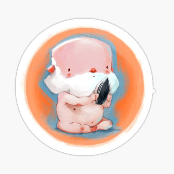 Baby oldman Sticker