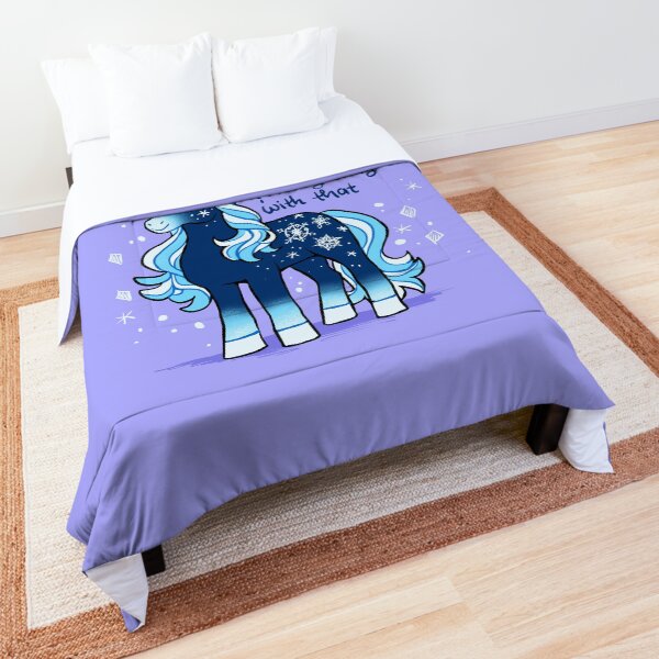 "Not Everyone's Cup of Tea" Snowflake Unicorn Comforter