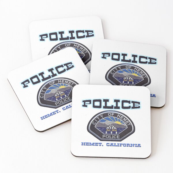 Item preview, HEMET CALIFORNIA POLICE designed and sold by Lawrence Baird.