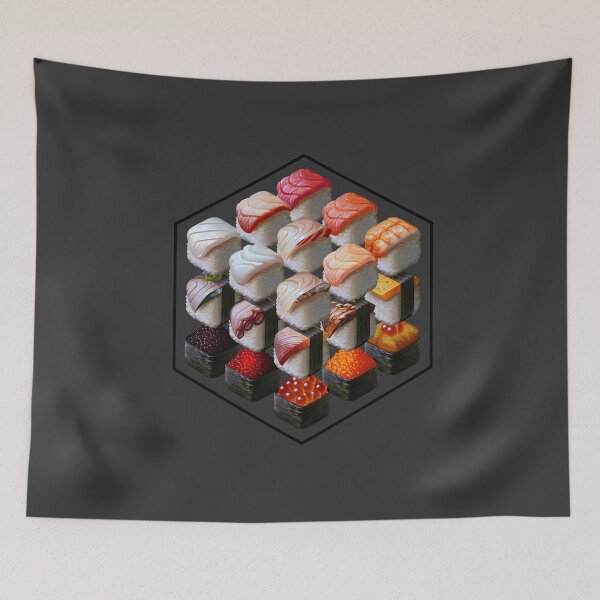 Aperçu de l'œuvre Sushi Cubed créée et vendue par Eran Fowler.