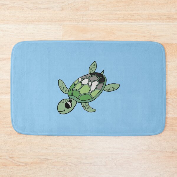 Item preview, Aromantic Pride Turtle designed and sold by Kai Alexander.