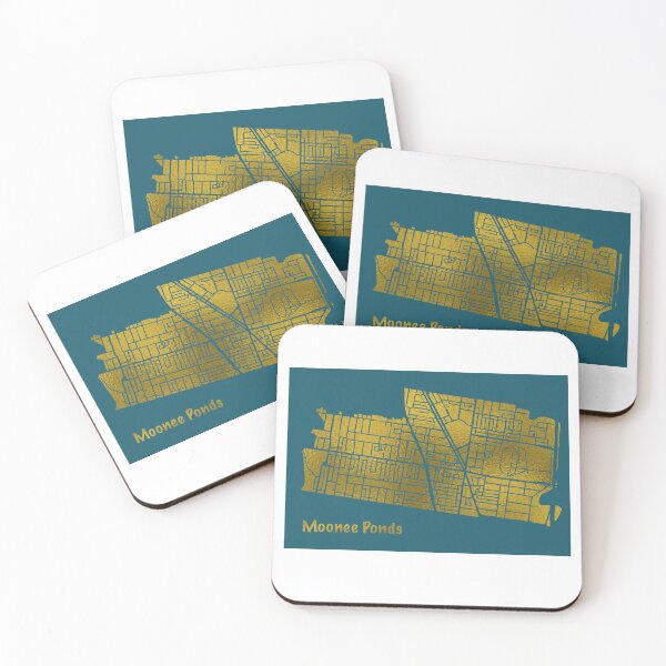 Item preview, Moonee Ponds in Gold designed and sold by amaltr42.